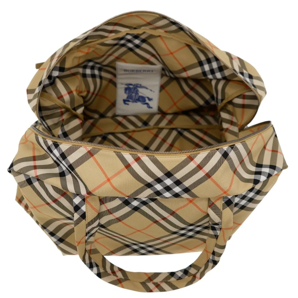 Burberry Classics Weekender Duffle Bag Large Check Canvas New